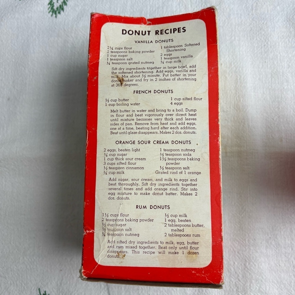 Vintage 50s Popeil’s donut maker with original box! Like-new condition - Picture 3 of 9